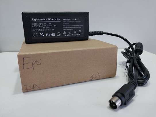 Power Charger for Thermal Printer -3 Pin / 24V – 3A image 1