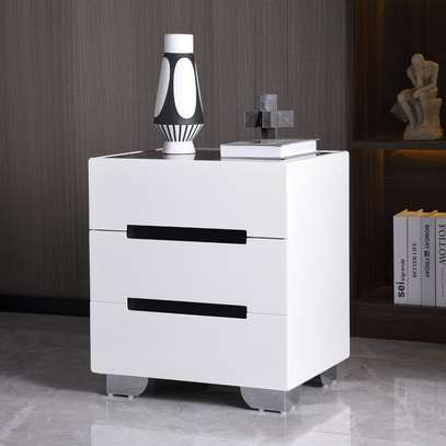 Home Cabinet: Touch Control Nightstand Drawer With Led image 3