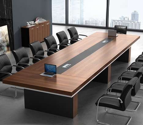 High-Quality Modern Luxury Wooden Conference Table image 6