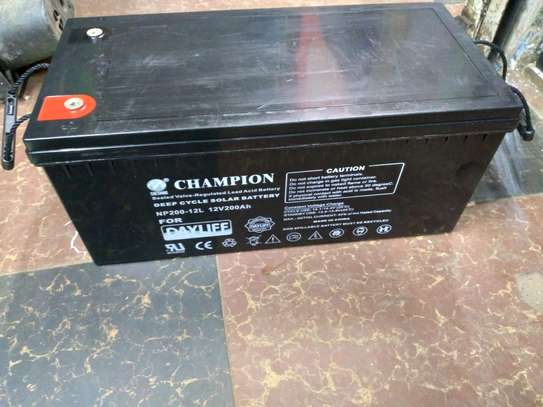 Chambion battery Dayliff 200a/h. image 1