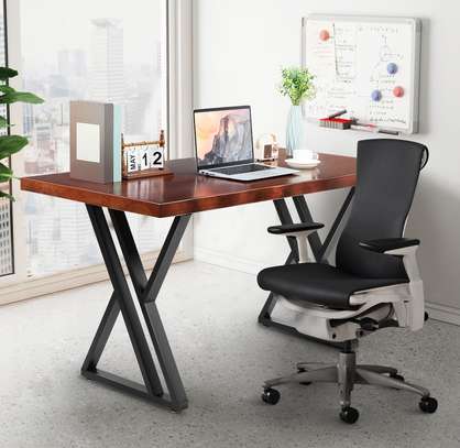 Metal Frame Home Office Computer Desk image 2
