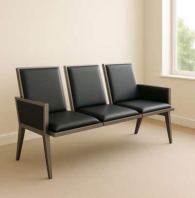 Leather Executive 3 Seater Office Sofa image 6