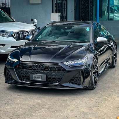 Audi RS7 Black High-Performance Sedan LED image 3