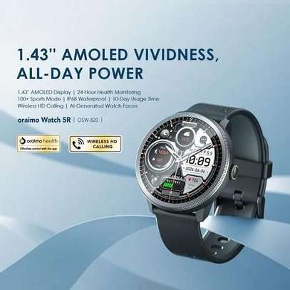 oraimo Watch 5R 1.43'' Amoled IP68 Smart Watch image 4