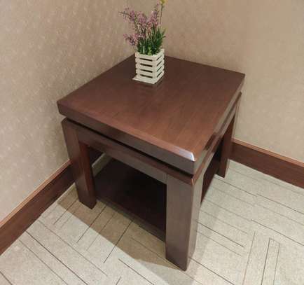 60cm by 60cm Mahogany Office Coffee Table image 6