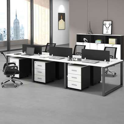 Office Desks: Simple 2 People Computer Desk image 3