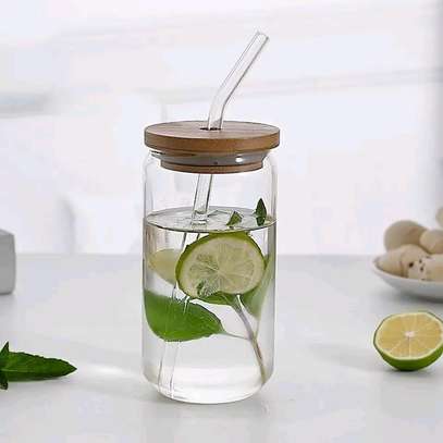 *Round Transparent Borosilicate Drinking Glass Cup/Tumbler image 5