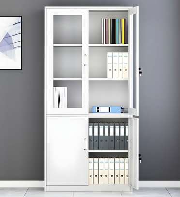2-Door Metal Storage Office Cabinet image 4