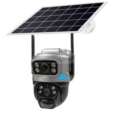 Solar Camera DUAL LENS 4G  Camera CCTV image 2