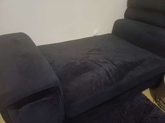 Backless sofa (like a chaise), 2 seater in great condition image 3