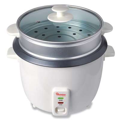 RAMTONS  RICE COOKER+STEAMER 1.8 LITERS WHITE- RM/289 image 1