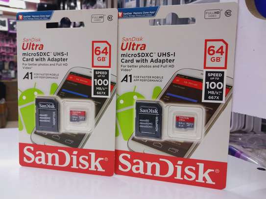 Sandisk Ultra 64GB MicroSDXC UHS-I Card Adapter image 3