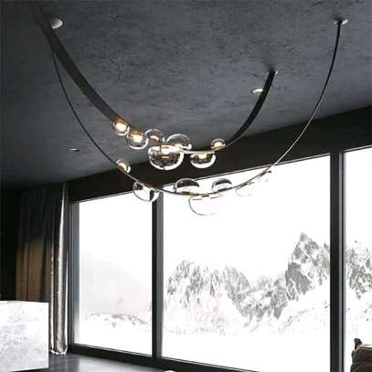 *Modern LED 3M Leather Hanging Lamp image 2