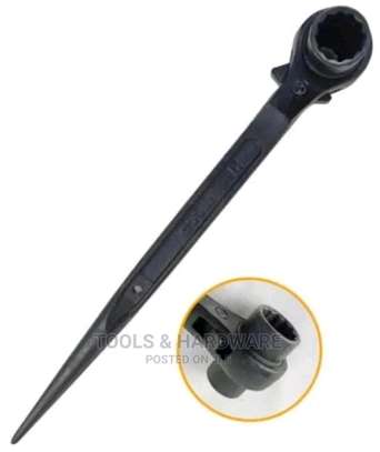 Double Socket Ratchet Wrench 19×22. image 1
