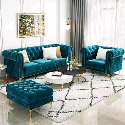 3,1 and pouf chesterfield sofa design image 1