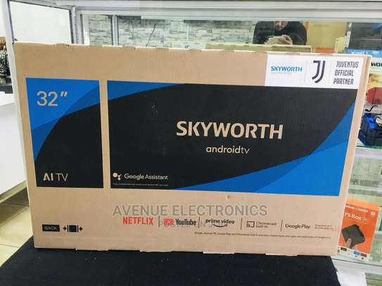 Skyworth 32E3A-32" Inch FRAMELESS Smart Android TV-NEW image 1