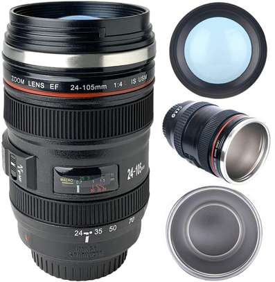 Coffee Mug Camera Lens - Stainless Steel Coffee Mug image 1