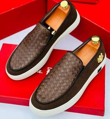 Slipon Haris Casual Official Premium  Leather Shoes image 1