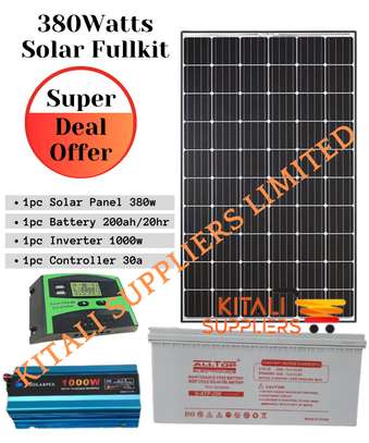 380watts Solarmax Solar Fullkit. image 1
