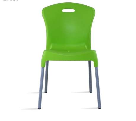 Office Chair: Vita Stackable Plastic Chair image 2