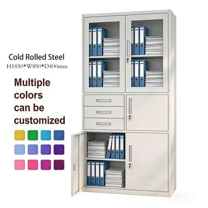 2-Door Office Cabinet with Secure  Safe image 6