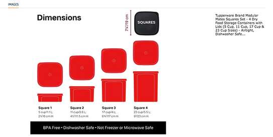 Tupperware Brand Modular Mates Squares Set! image 5