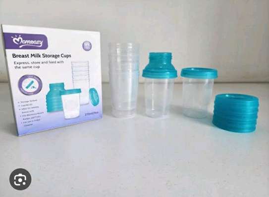 Breast storage milk cups image 3