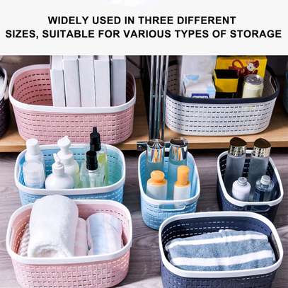 New Design Multi-Colored Plastic Storage Baskets image 3