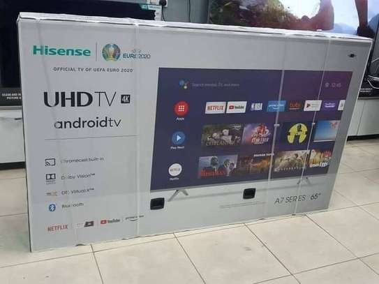 65 Hisense Android Frameless LED TV - New offer image 1