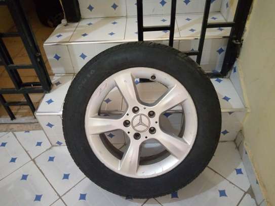 16 Inch Mercedes Benz Rims with new tyres (Full set) image 4