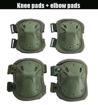 Quality Combat Millitary Desert Knee Pads Elbow Pads Set*
Assortment:adjustable 
_Ksh.3000_ image 2