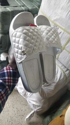 Mens' Genuine Quality Gucci Lv Nike Vapourmax Adidas Chanel Champion Air Jordan Open Slides image 2
