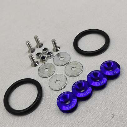 JDM Quick Release Fasteners blue image 1