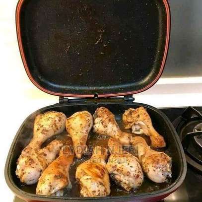 New Non-Stick Double Grill Pan image 1