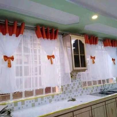 Over sink kitchen curtain image 1
