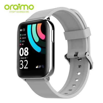 Oraimo Silver Edition Smart Watch 1.69'' IPS Screen IP68 image 1