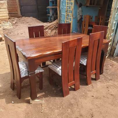 Pure Mahogany Wood Dining Sets - 6 Seater image 9
