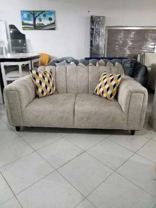 2 seater piping modern design couch image 1