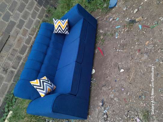 Blue 3seater sofa set on sell at jm furnitures image 1