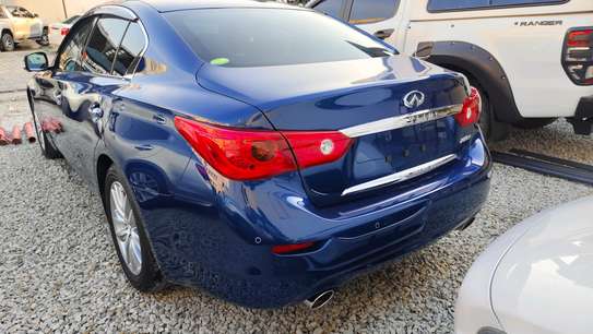 Nissan skyline Infinity 2018 blue image 1