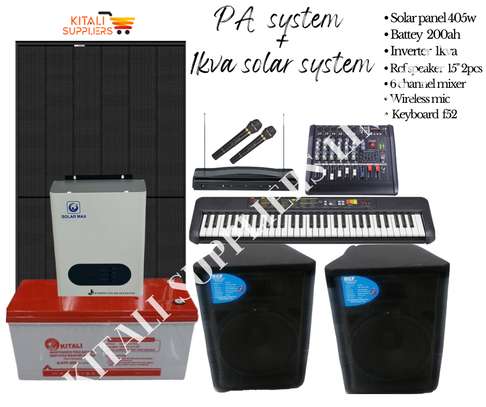 complete public adress system with solarkit image 2