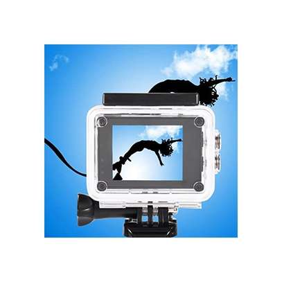 1080p Sports  Camera + 32gb SD - Waterproof Black image 1