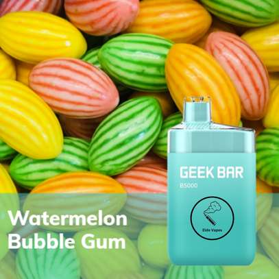Geek Bar B5000 5000 Puffs Vape - Watermelon Bubble Gum image 1