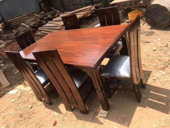 Dinning table made by hand wood image 3