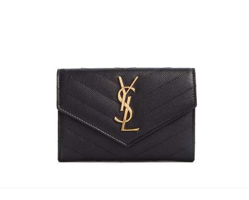 SAINT LAURENT 'Monogram' Quilted Leather French Wallet image 1