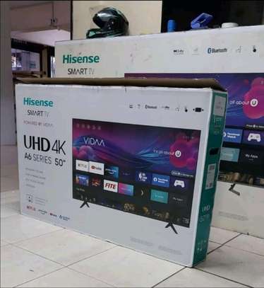 50 Hisense smart UHD 4K Frameless +Free TV Guard image 1