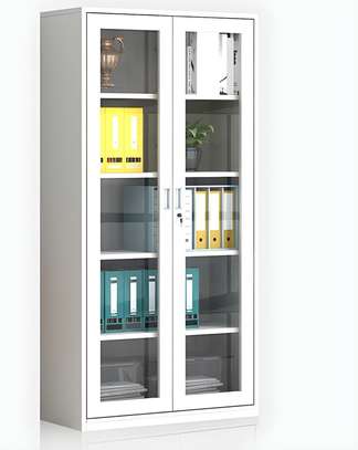 Office Cabinet: Classic Transparent Glass Door File Cabinet image 4