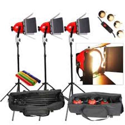 1 pc  Red Head Continuous Video Light image 1