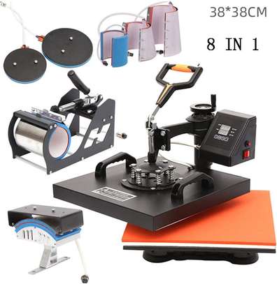 8 in 1 Combo Heat press Machine Sublimation image 1
