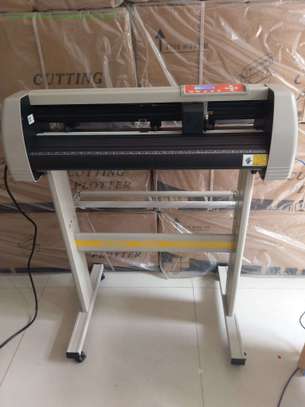 Laser vinyl contour Cutter Plotter with auto light sticker image 1